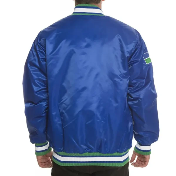 Black Label Seattle Seahawks Satin Jacket