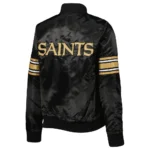 Black Line Up New Orleans Saints Jacket