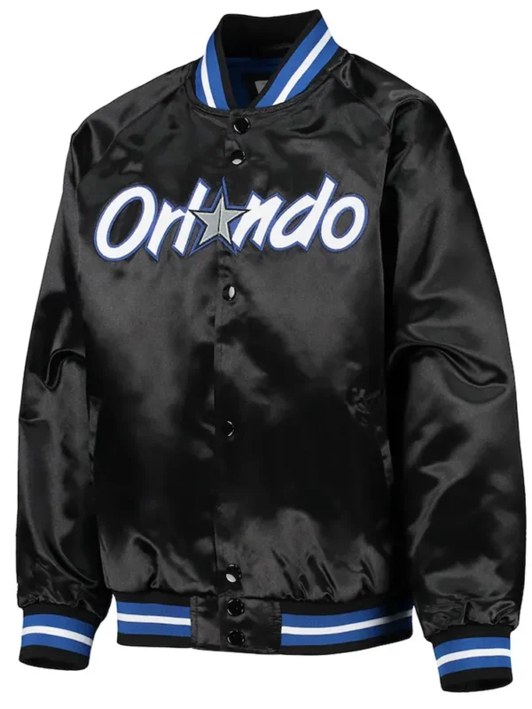 Black Orlando Magic Youth Hardwood Classics Jacket