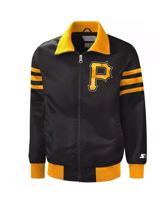 Black Pittsburgh Pirates The Captain II Jacket Black Pittsburgh Pirates The Captain II Jacket