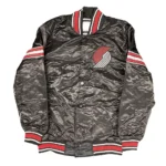 Black Portland Trailblazers Pick & Roll Jacket