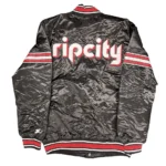 Black Portland Trailblazers Pick & Roll Jacket