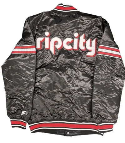 Black Portland Trailblazers Pick & Roll Jacket