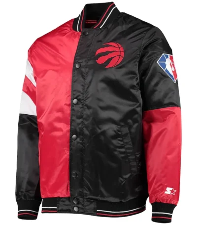 Black/Red Toronto Raptors NBA 75th Anniversary Jacket