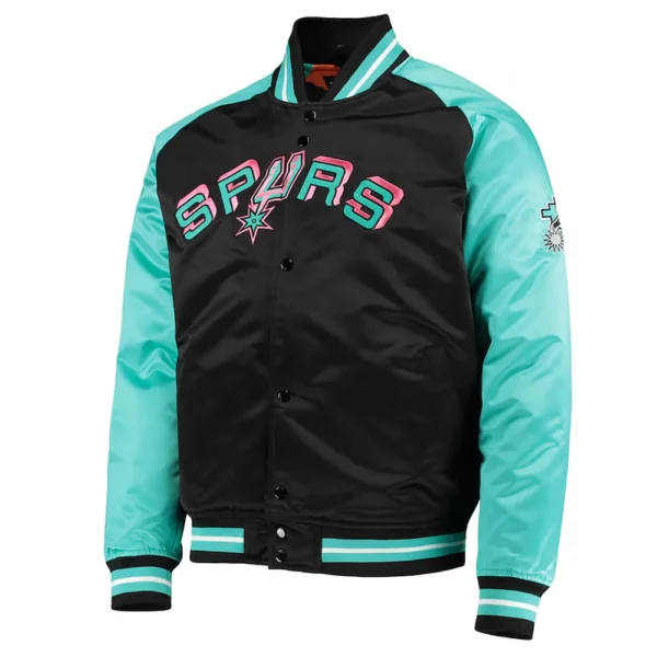 Black-Teal San Antonio Spurs Reload 3.0 Jacket