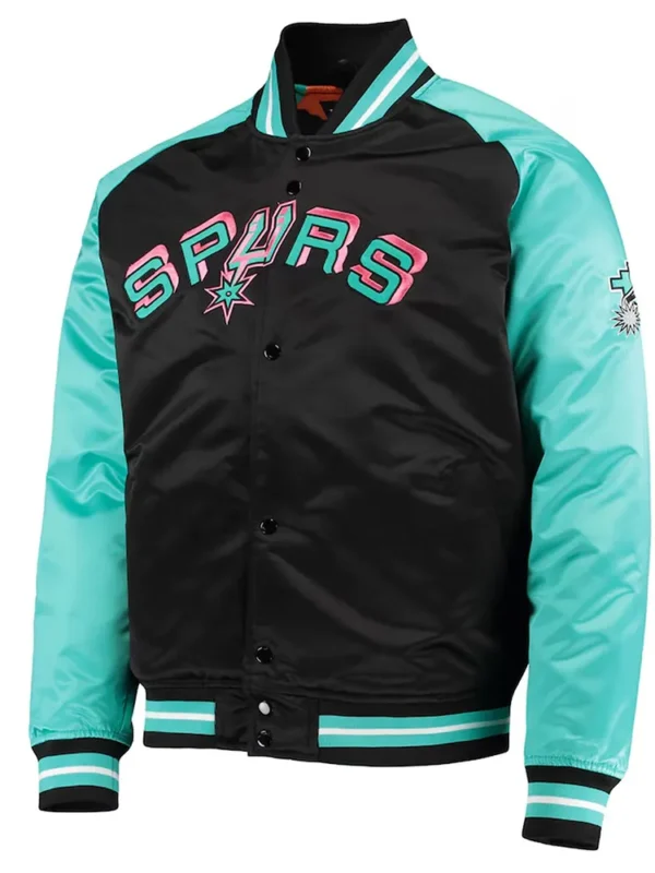 Black-Teal San Antonio Spurs Reload 3.0 Jacket