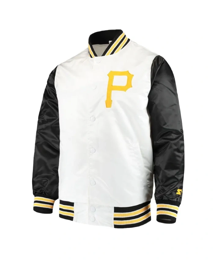 Black/White Pittsburgh Pirates The Legend Satin Jacket Black/White Pittsburgh Pirates The Legend Satin Jacket