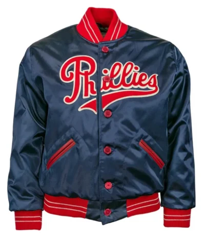 Blue 1937 Philadelphia Phillies Satin Jacket