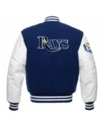 Tampa Bay Rays Blue and White Varsity Jacket