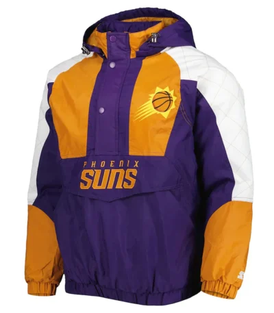 Body Check Phoenix Suns Half-Zip Hoodie Jacket