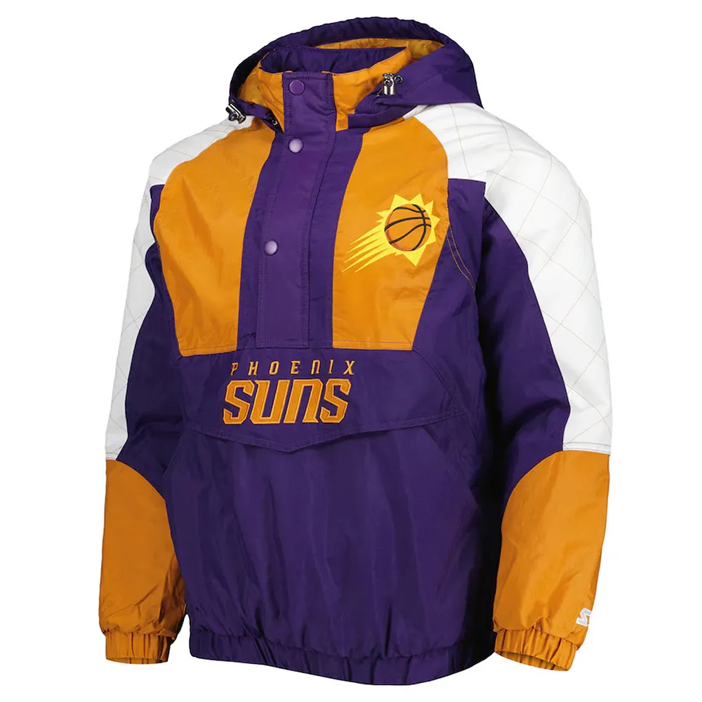 Body Check Phoenix Suns Half-Zip Hoodie Jacket Body Check Phoenix Suns Half-Zip Hoodie Jacket