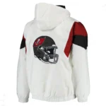 Breakaway Tampa Bay Buccaneers White Half-Zip Jacket