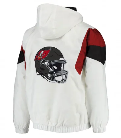 Breakaway Tampa Bay Buccaneers White Half-Zip Jacket