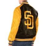 Brown-Gold San Diego Padres Renegade Varsity Satin Jacket
