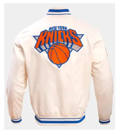 Classic Rib New York Knicks Retro Jacket
