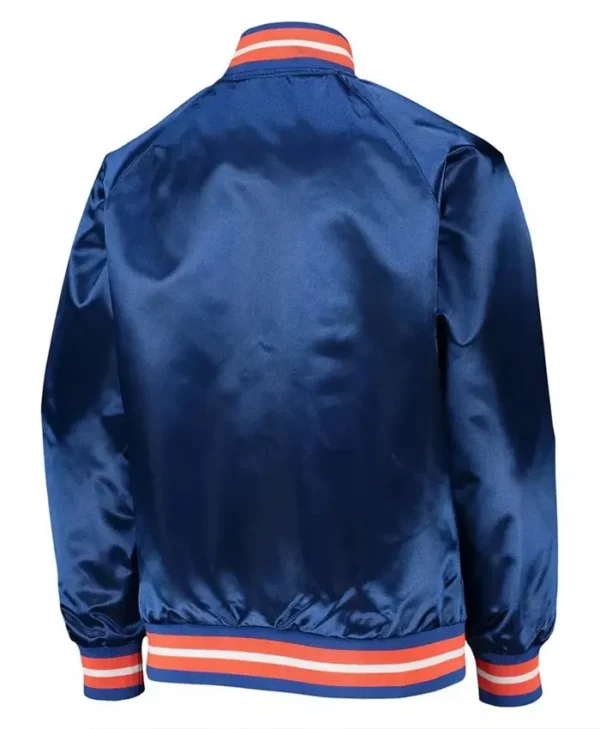 Classics Hardwood Ny Knicks Satin Blue Jacket