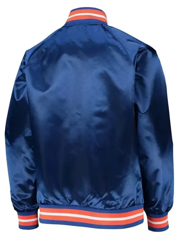 Classics Hardwood Ny Knicks Satin Blue Jacket