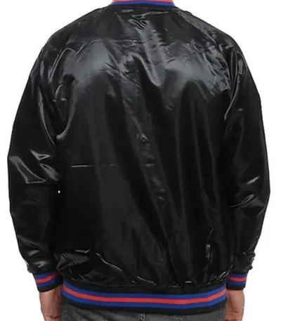 Hardwood Classics Ny Knicks Satin Black Jacket