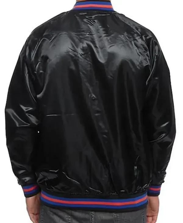 Hardwood Classics Ny Knicks Satin Black Jacket