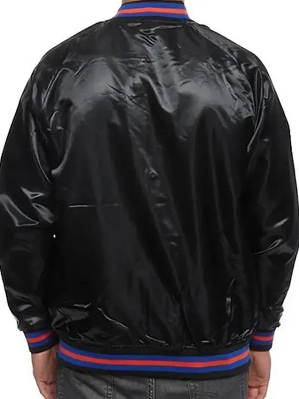 Hardwood Classics Ny Knicks Satin Black Jacket