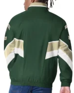 Milwaukee Bucks Captain Hunter Green Varsity Satin Jacket