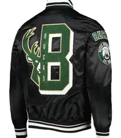 Milwaukee Bucks Mash Up Capsule Satin Jacket