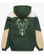 Milwaukee Bucks Pullover Half-zip Jacket