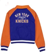 New York Knicks Royal And Orange Throwback Jacket