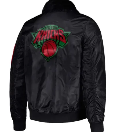 New York Knicks Ty Mopkins Full-zip Black Jacket
