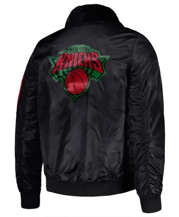 New York Knicks Ty Mopkins Full-zip Black Jacket