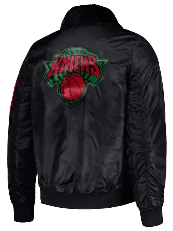 New York Knicks Ty Mopkins Full-zip Black Jacket