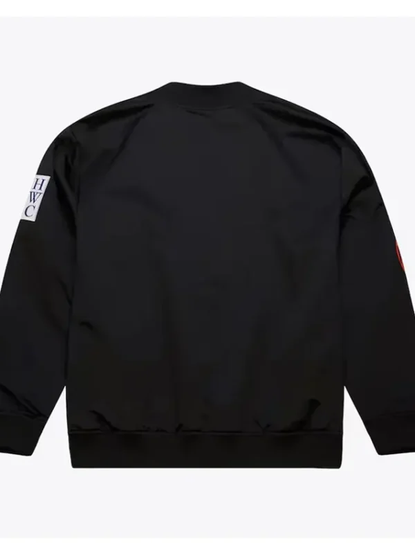Ny Knicks Black Satin Jacket