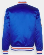 Ny Knicks Champ City Training Royal Blue Satin Jacket