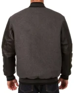 Ny Knicks Charcoal And Black Varsity Jacket