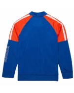 Ny Knicks Color Blocked Full-zip Track Jacket
