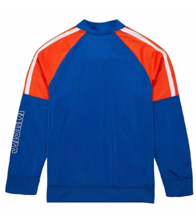 Ny Knicks Color Blocked Full-zip Track Jacket