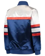 Ny Knicks Hardwood Classics Blue And White Jacket
