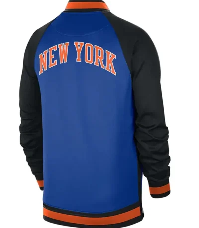 Ny Knicks Showtime Varsity Black And Blue Jacket