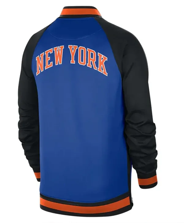 Ny Knicks Showtime Varsity Black And Blue Jacket