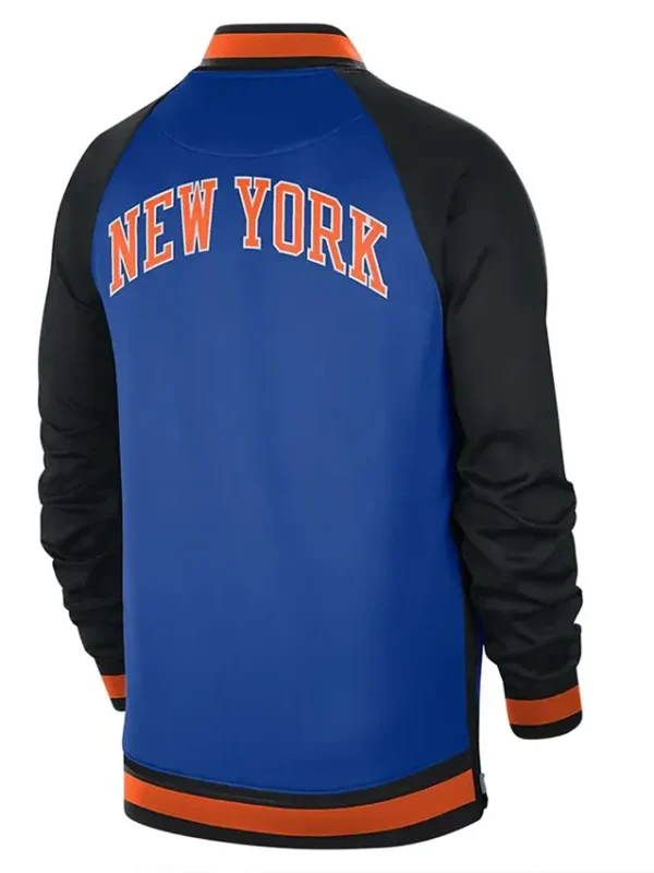 Ny Knicks Showtime Varsity Black And Blue Jacket
