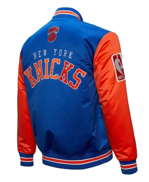 Prime Time Ny Knicks Royal And Orange Jacket