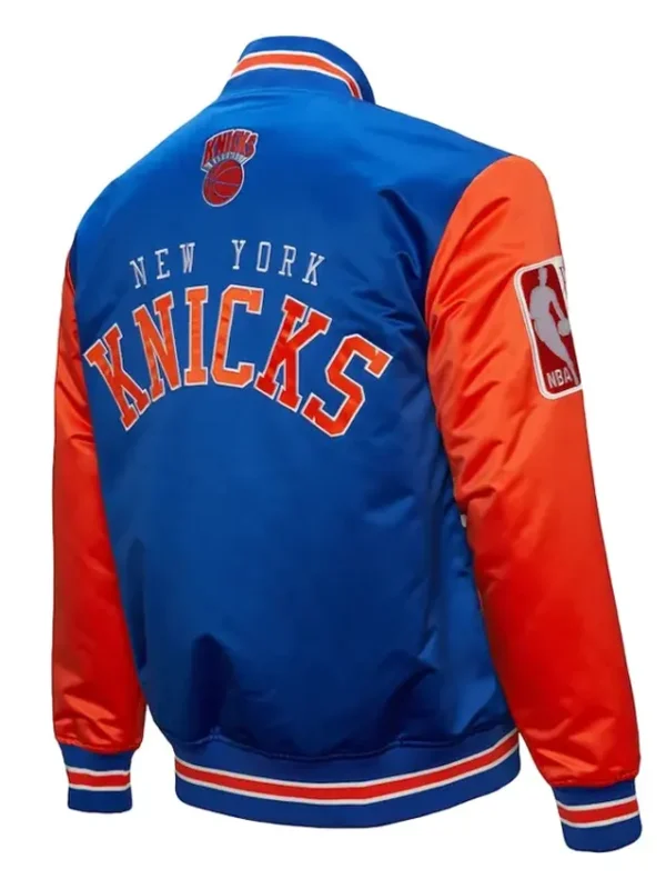 Prime Time Ny Knicks Royal And Orange Jacket