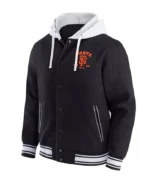 San Francisco Giants Black Cotton Hooded Jacket