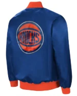 The Ambassador Ny Knicks Blue Satin Jacket
