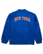 Vintage New York Knicks Logo Royal Lightweight Satin Jacket