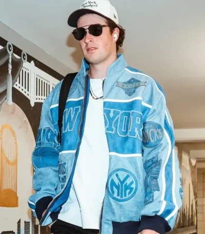 Cam Schlittler Knicks Blue Jacket