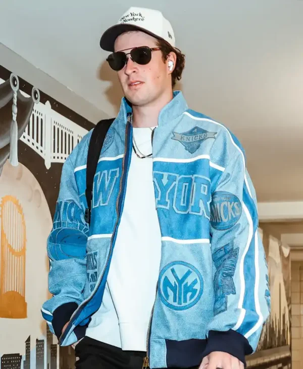 Cam Schlittler Knicks Blue Jacket
