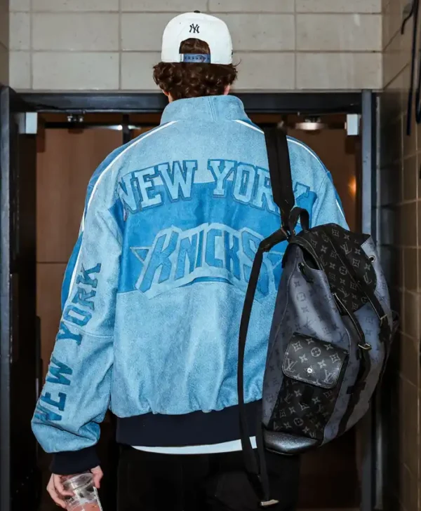 Cam Schlittler Knicks Blue Jacket