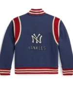 NY Yankees Blue Fleece Jacket
