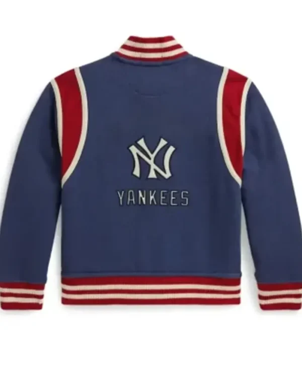 NY Yankees Blue Fleece Jacket